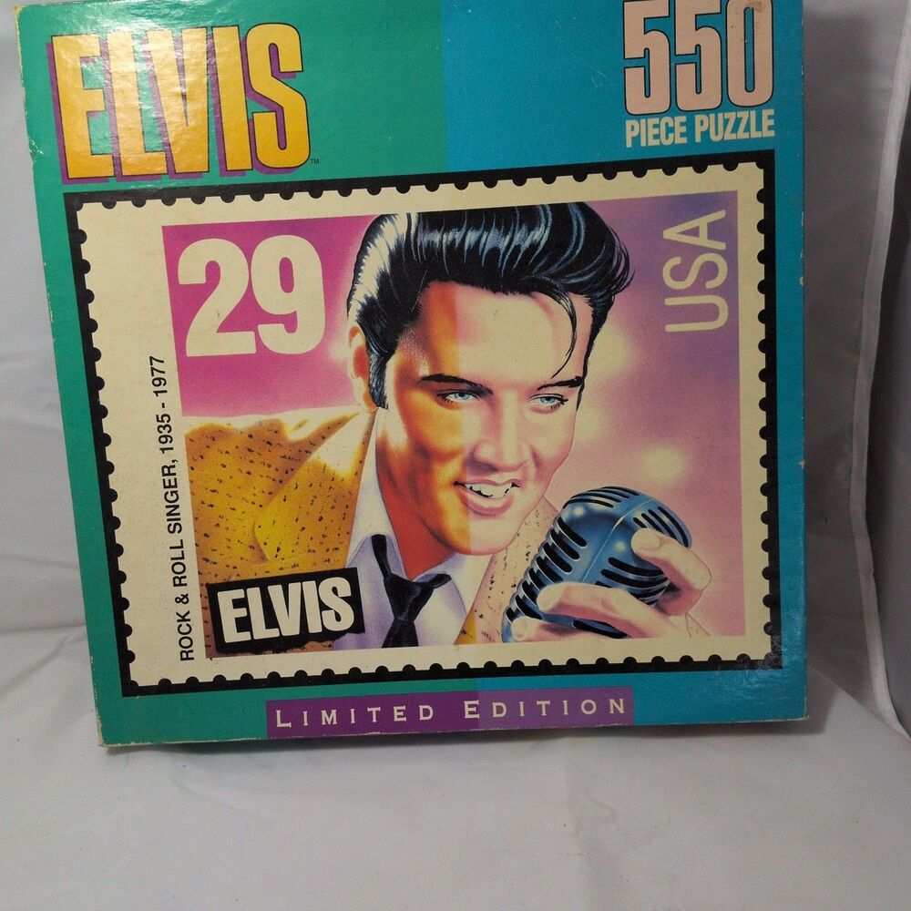 Elvis Presley Limited Edition 29 Cent Stamp 550 Piece Puzzle Never Opened